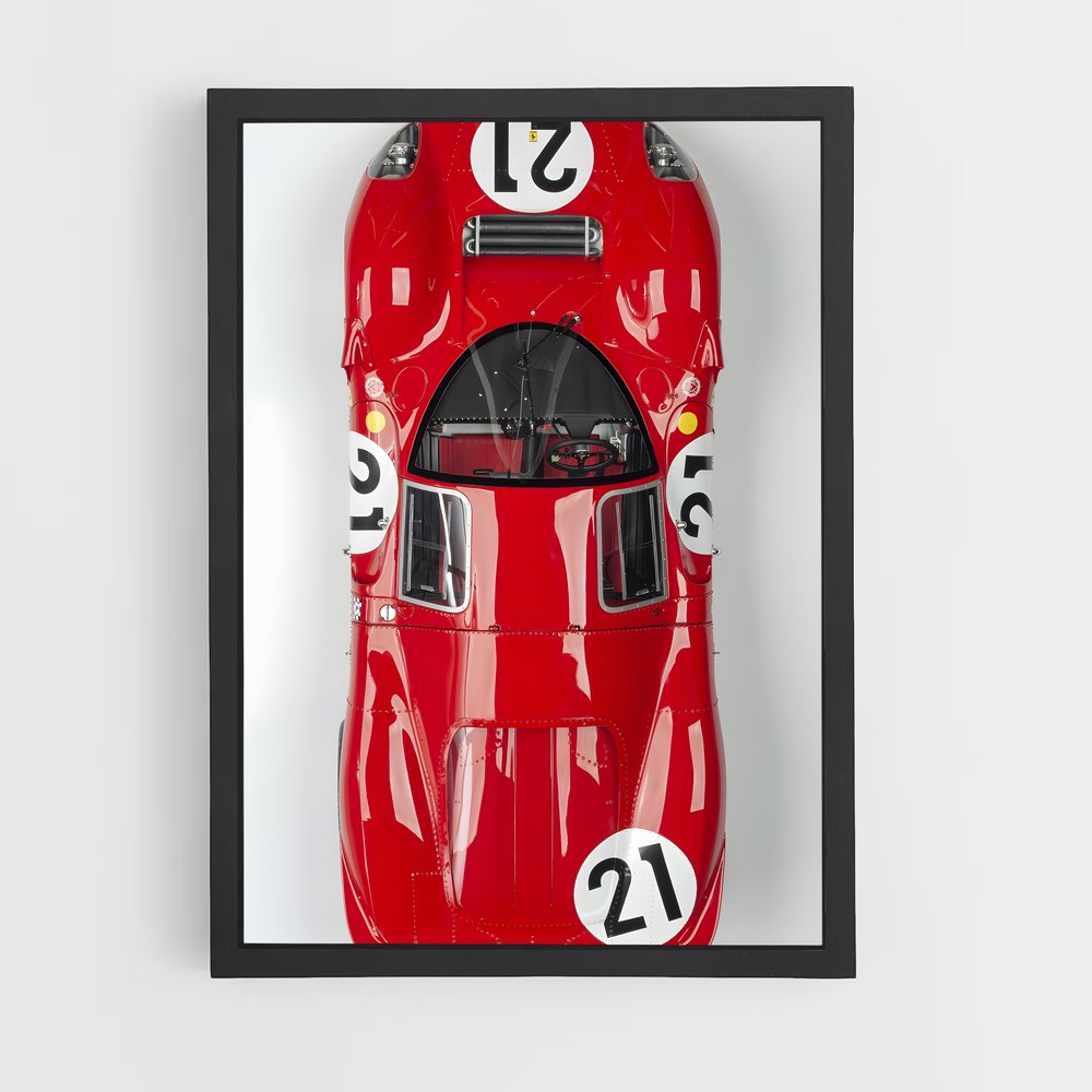 Poster Ferrari M12 Racing Legend (vue 2)